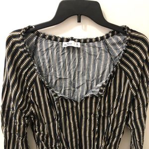 Stripped long sleeve shirt